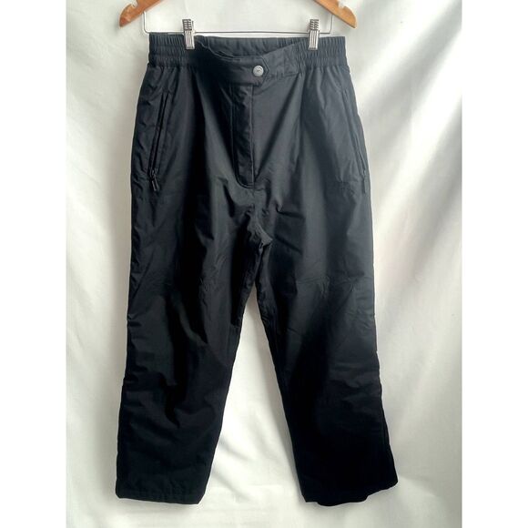 APS CB Sports CelTech Snow Pants Skiing Snowboard 12 Womens Nylon Pockets Black - Picture 1 of 12